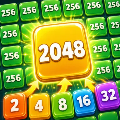 2048: Об'єднання блоків - Грати в цю гру Головоломки онлайн безкоштовно