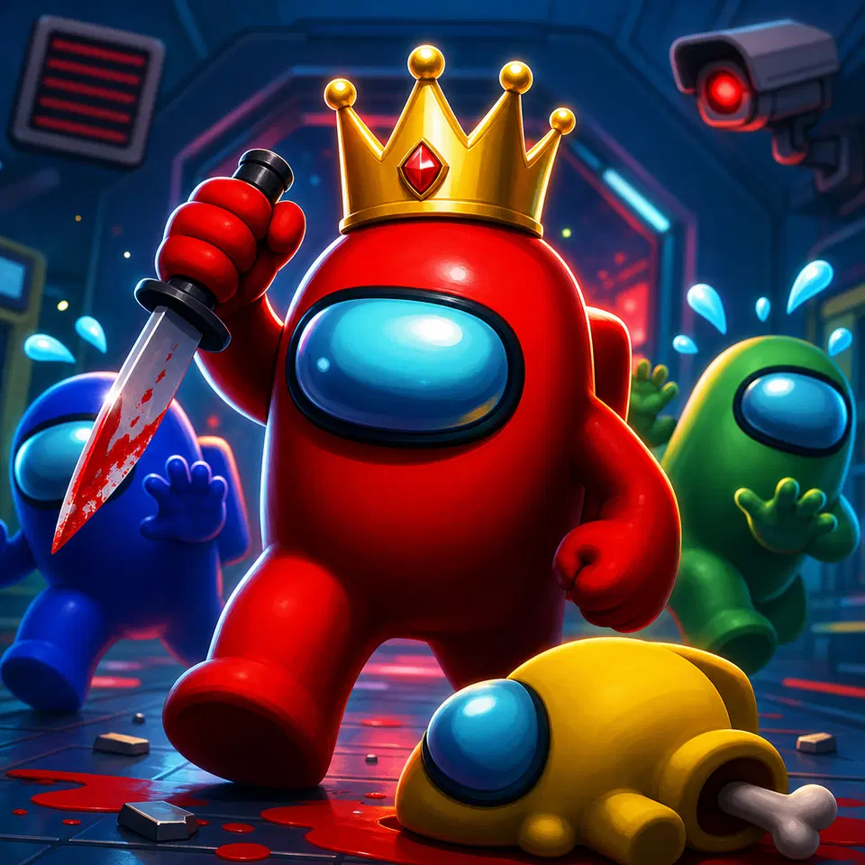 Joga Among Us Rei Impostor Online - Jogo de browser de Ação online grátis
