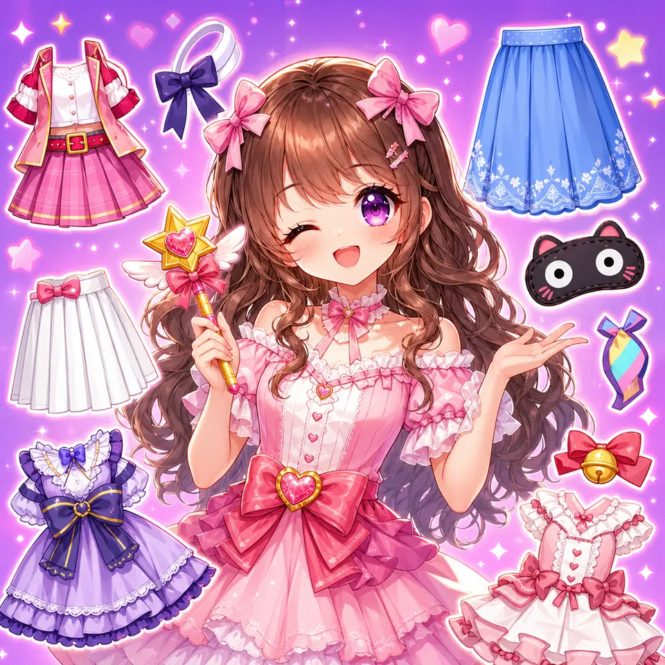 เล่น แต่งตัวสาวอนิเมะ - เกมเบราว์เซอร์ แต่งตัว ออนไลน์ฟรี