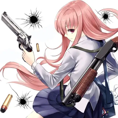 Παζλ Anime Κορίτσι με Όπλο - Παίξτε αυτό το Παζλ παιχνίδι online δωρεάν