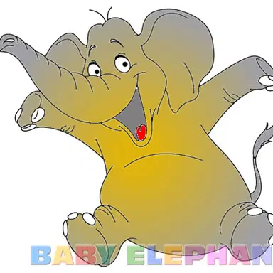 Mewarna Anak Gajah - Main Permainan Teka-teki Ini Dalam Talian Secara Percuma