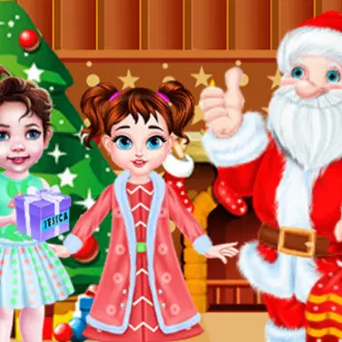 หนูน้อยเทย์เลอร์: ผู้ช่วยซานต้าน้อย - เล่นเกม แต่งตัว นี้ออนไลน์ฟรี