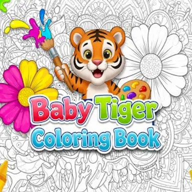 Baby Tiger Coloring Book - Play This Kids Game Online for Free
