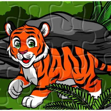 Puzzle Grandi Felini - Gioca a questo gioco Rompicapo online gratis