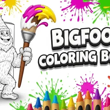 Bigfoot Coloring Book - Play This Kids Game Online for Free