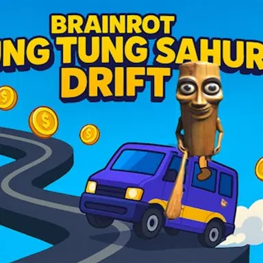 Brainrot: Tung Tung drift - Igrajte ovu Opuštene igru onlajn besplatno