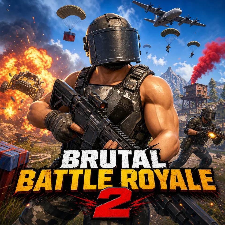 Igrajte Brutalna kraljevska bitka 2 - Besplatna online Pucanje igra u pregledniku