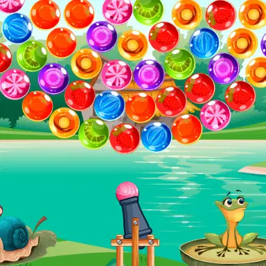 ม้าหมุนฟองสบู่ - เล่นเกม ปริศนา นี้ออนไลน์ฟรี