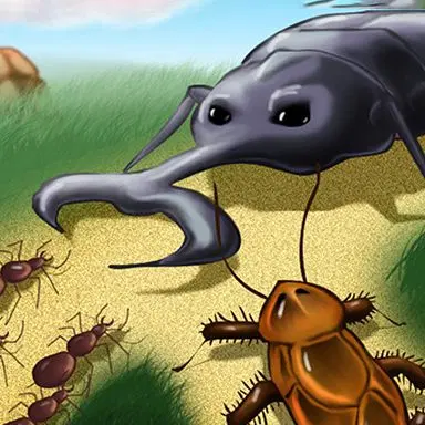 Vaboļu karš - Spēlē šo Asa sižeta spēli tiešsaistē bez maksas