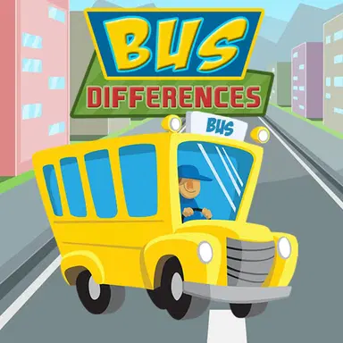 Bus-Unterschiede - Spiele dieses Rätsel-Spiel kostenlos online