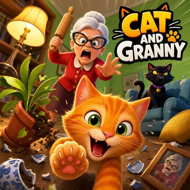 Katze und Oma - Spiele dieses Abenteuer-Spiel kostenlos online