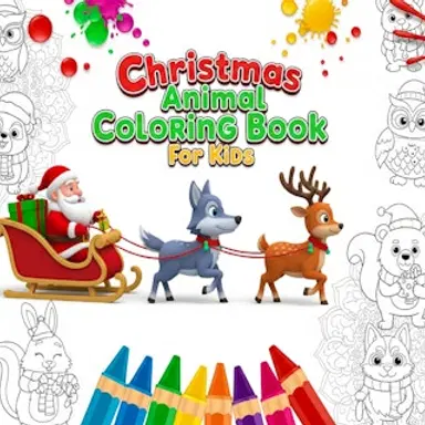 Christmas Animal Coloring Book for Kids - Play This Kids Game Online for Free