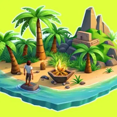 Пуст остров: Оцеляване - Играйте тази Приключенски игра онлайн безплатно