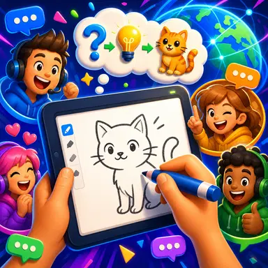 Malen und Raten Online - Spiele dieses Mehrspieler-Spiel kostenlos online