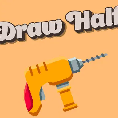 Draw Half - Play This Puzzle Game Online for Free