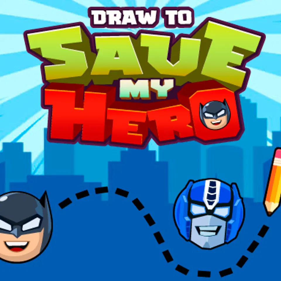 Play Draw to Save my Hero - Free Online Clicker Browser Game