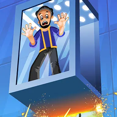 Elevator Fall Break - Play This Clicker Game Online for Free
