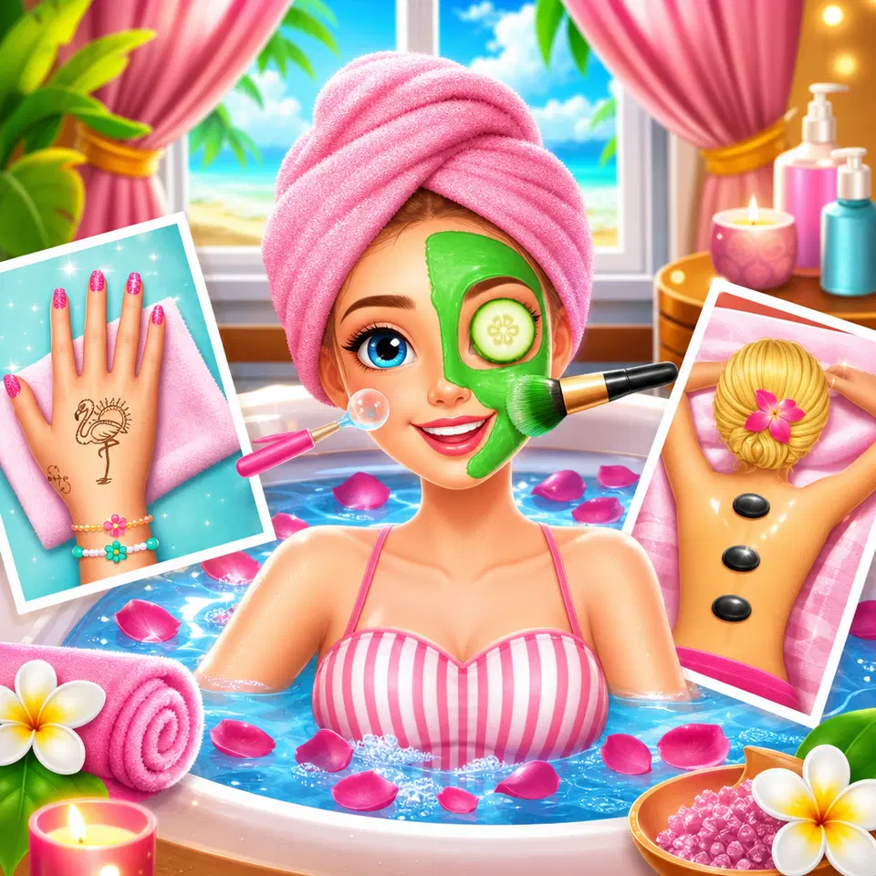 Παίξτε Ellie: Σπα και Σαλόνι Ομορφιάς - Δωρεάν online Ντύσιμο παιχνίδι προγράμματος περιήγησης