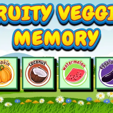 Fruity Veggie Memory - Play This Puzzle Game Online for Free