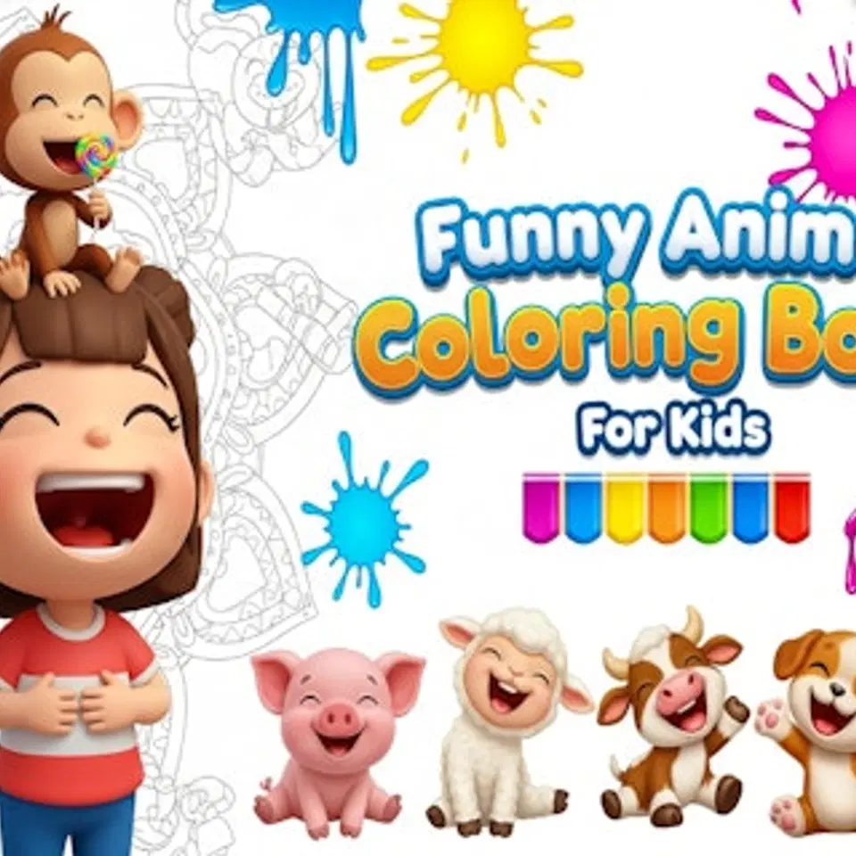 Play Funny Animal Coloring Book for Kids - Free Online Kids Browser Game