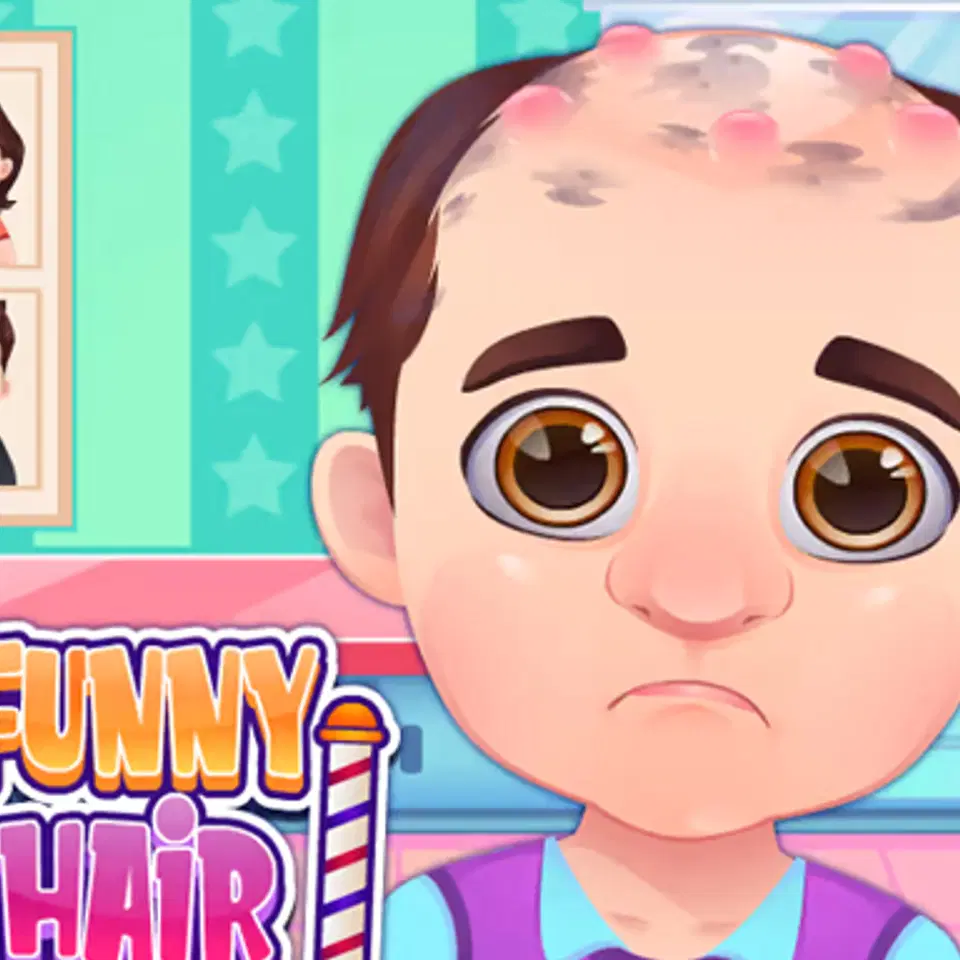 Play Funny Hair Shop - Free Online Clicker Browser Game