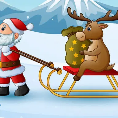 Puzzle du Père Noël Rigolo - Jouez gratuitement à ce jeu de Puzzle en ligne
