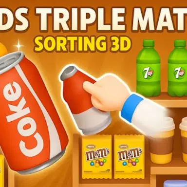 Trostruko spajanje - Sortiranje 3D - Igrajte ovu Spajanje 3 igru online besplatno