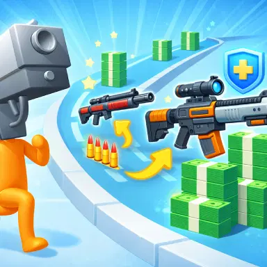 Asepäivitys-ryntäys - Pelaa tätä Arcade-peliä netissä ilmaiseksi
