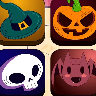 จับคู่ฮาโลวีน - เล่นเกม ปริศนา นี้ออนไลน์ฟรี