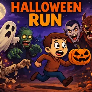 Halloween Trčanje - Igrajte ovu Horor igru onlajn besplatno