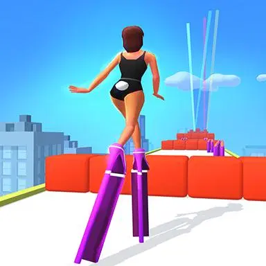 Course de Talons 3D - Jouez gratuitement à ce jeu de Détente en ligne