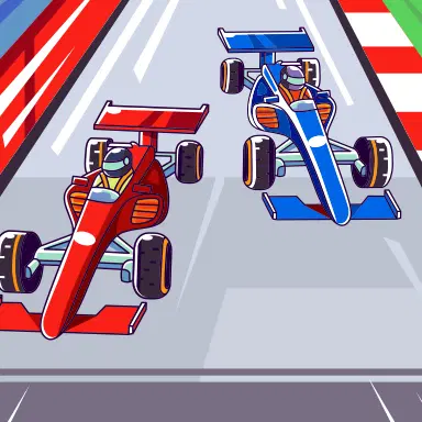 Motorvei-racere - Spill dette Racing-spillet gratis på nett