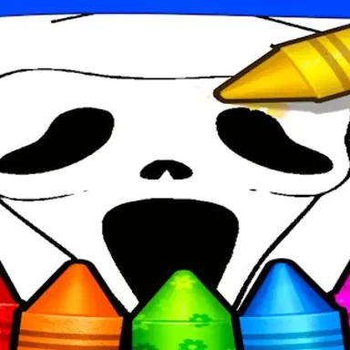 สมุดระบายสีหนังผี - เล่นเกม สยองขวัญ นี้ออนไลน์ฟรี