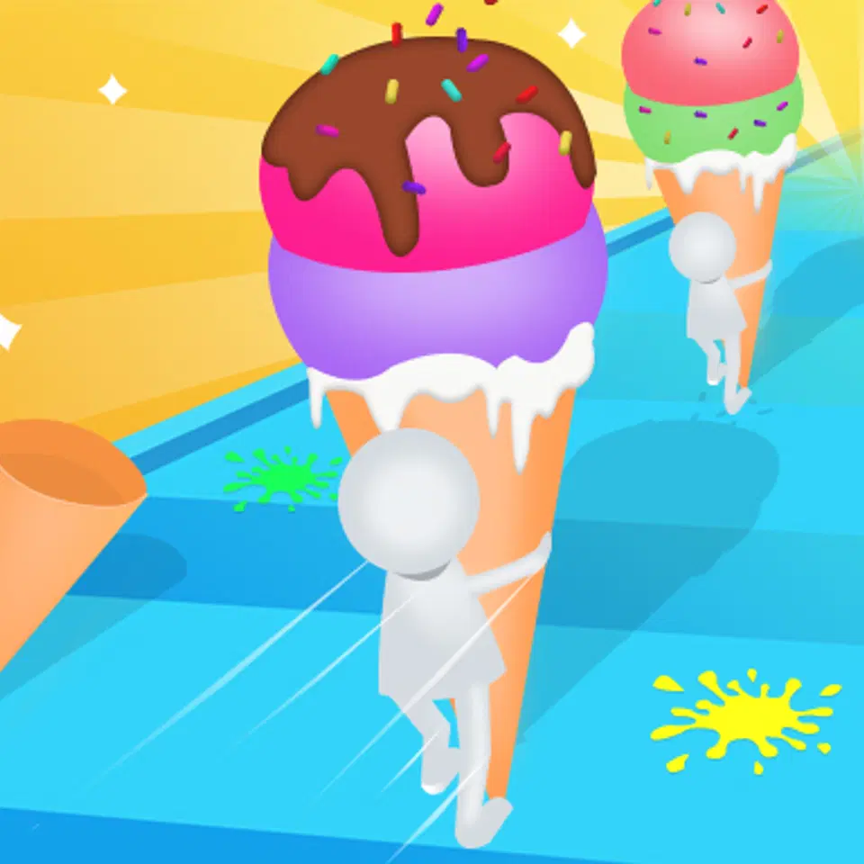 Jogar Corrida de Empilhar Sorvete - Jogo de navegador de Casual online grátis