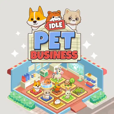 放置ペットビジネス - このシミュレーションゲームをオンラインで無料でプレイ