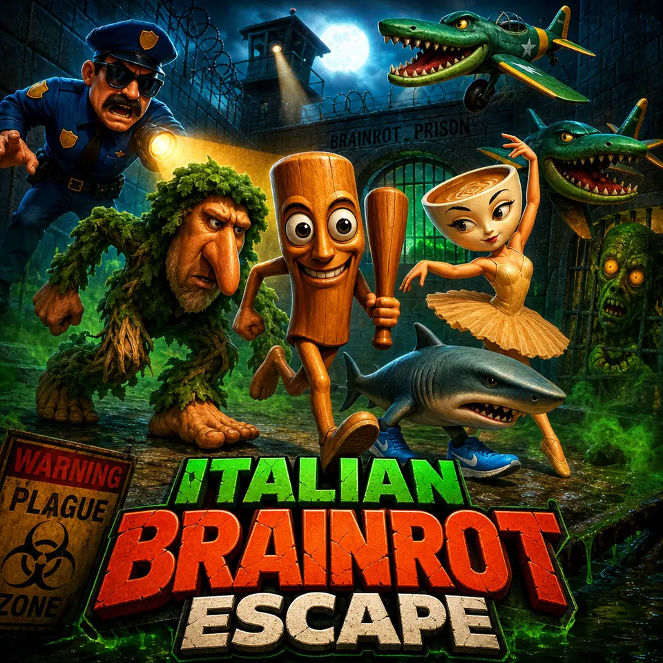 Igrajte Italijanski Brainrot bekstvo - Besplatna onlajn Horor igra u brauzeru