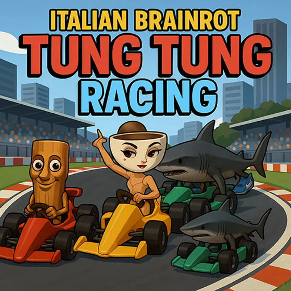 Igrajte Italijanski Brainrot Tung Tung trke - Besplatna onlajn Trke igra u brauzeru
