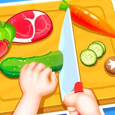 آشپزخانه شاد کودکان - این بازی لباس پوشاندن را آنلاین و رایگان بازی کنید