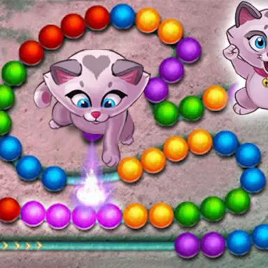 Billes de Chaton - Jouez gratuitement à ce jeu de Puzzle en ligne