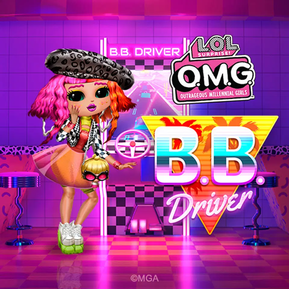 Igrajte L.O.L. Surprise! O.M.G. Vozačica - Besplatna online Utrke igra u pregledniku