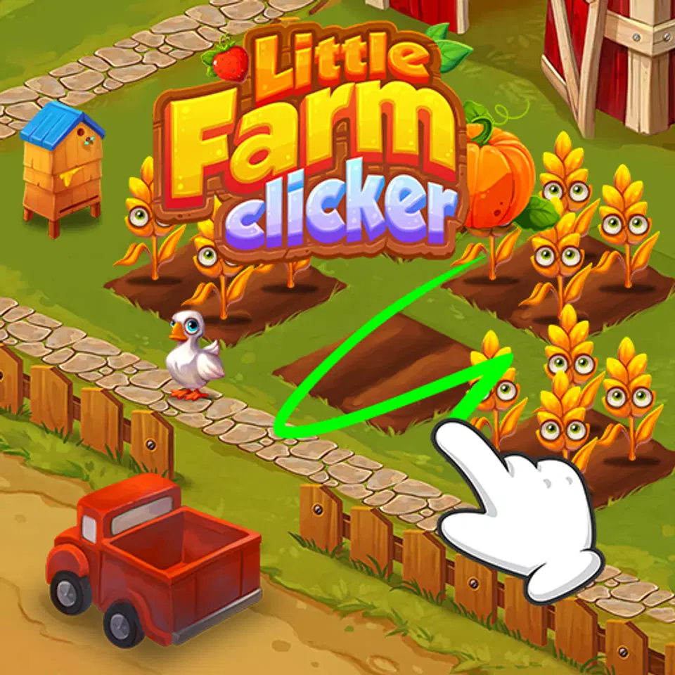 Spil Lille Gård Clicker - Gratis online Simulation-browserspil