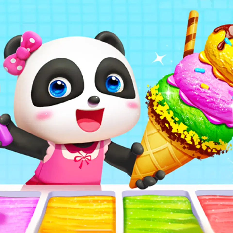Igrajte Mali panda: Sladoled - Besplatna onlajn Oblačenje igra u brauzeru