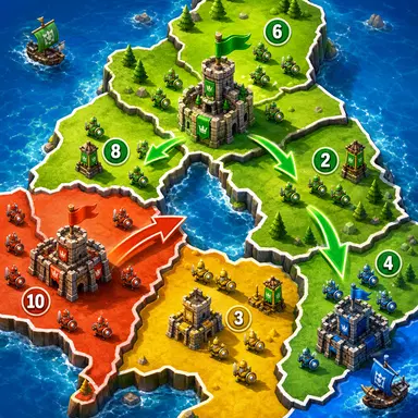 Guerras Continentais - Joga este jogo de Ação online grátis