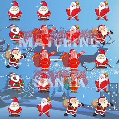 Associe les Pères Noël - Jouez gratuitement à ce jeu de Puzzle en ligne