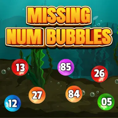 Missing Num Bubbles 2 - Play This Puzzle Game Online for Free