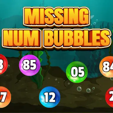 Missing Num Bubbles - Play This Puzzle Game Online for Free