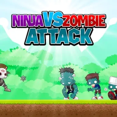 Ninja vs Ataque Zombie - Joga este jogo de Plataformas online grátis