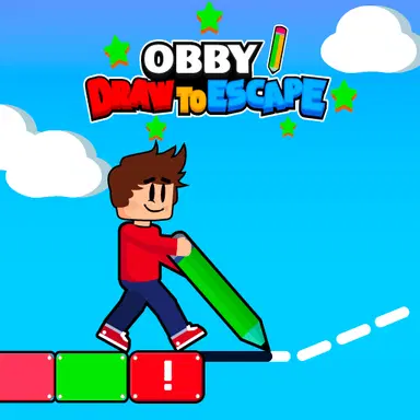 Obby Draw to Escape - Play This Adventure Game Online for Free