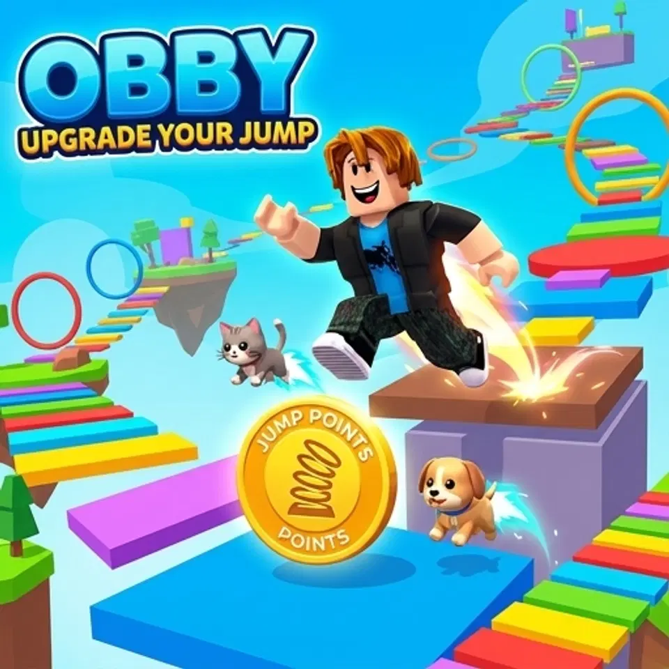 Παίξτε Obby: Αναβάθμισε το Άλμα σου - Δωρεάν online Κλίκερ παιχνίδι προγράμματος περιήγησης