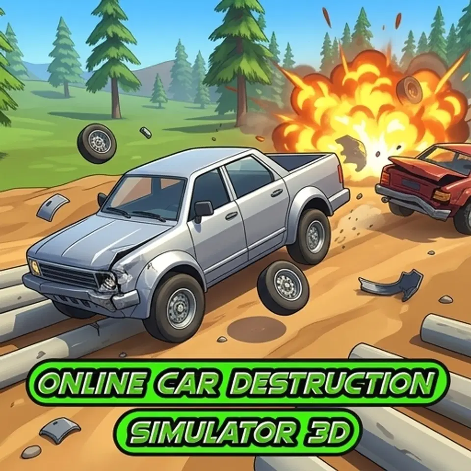 Hrať 3D simulátor ničenia áut - Bezplatná online Simulácie hra v prehliadači